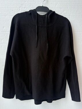 Quince Modal Fleece Hoodie Cowl Neck Pullover Lounge Athleisure Large